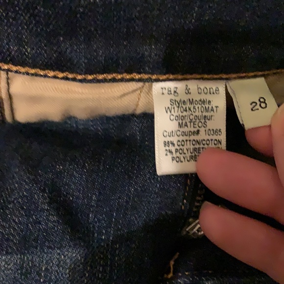 Rag and Bone slouchy cropped jeans - Picture 3 of 5